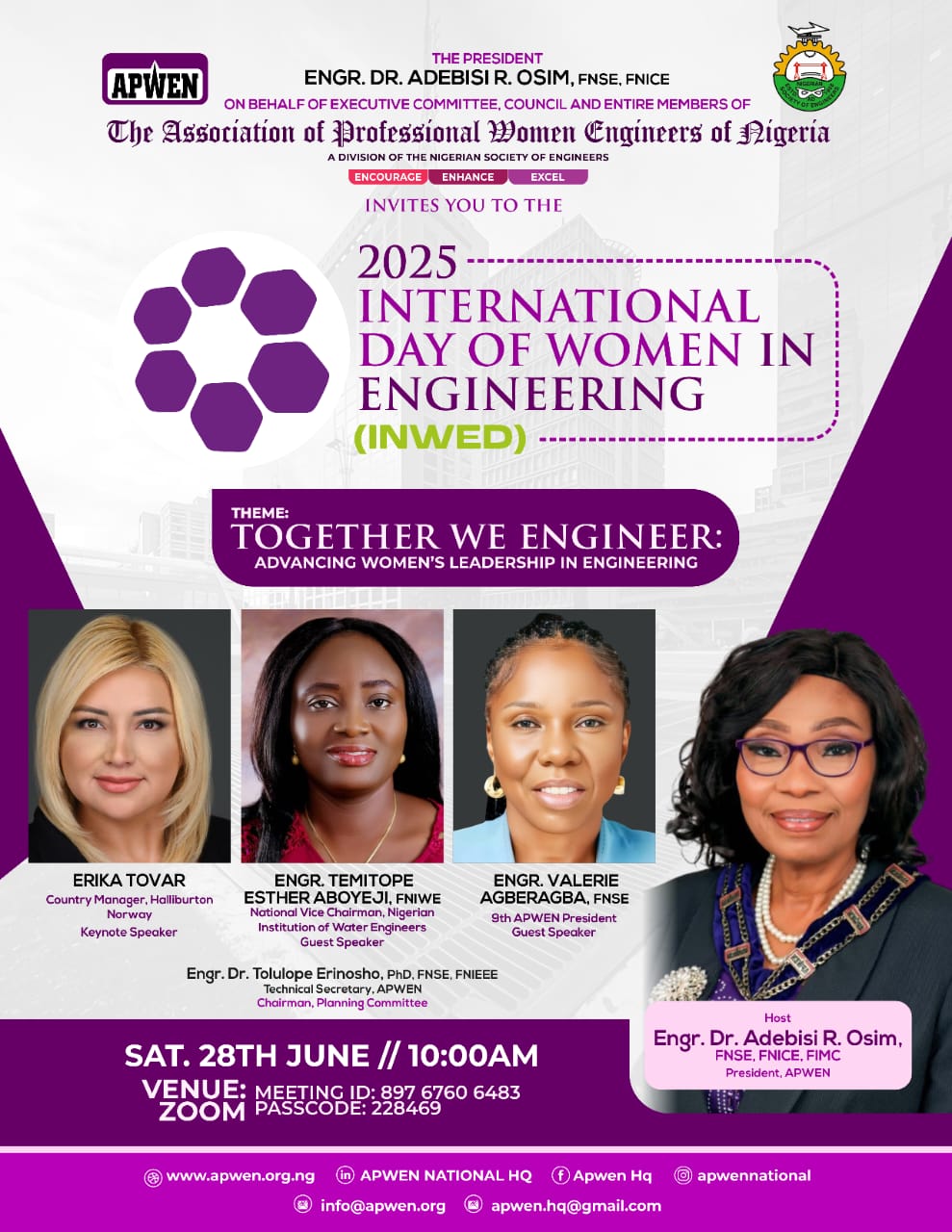 THE ASSOCIATION OF PROFESSIONAL WOMEN ENGINEERS OF NIGERIA APWEN 